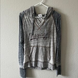 Minot High Magicians Gray and Black Hoodie